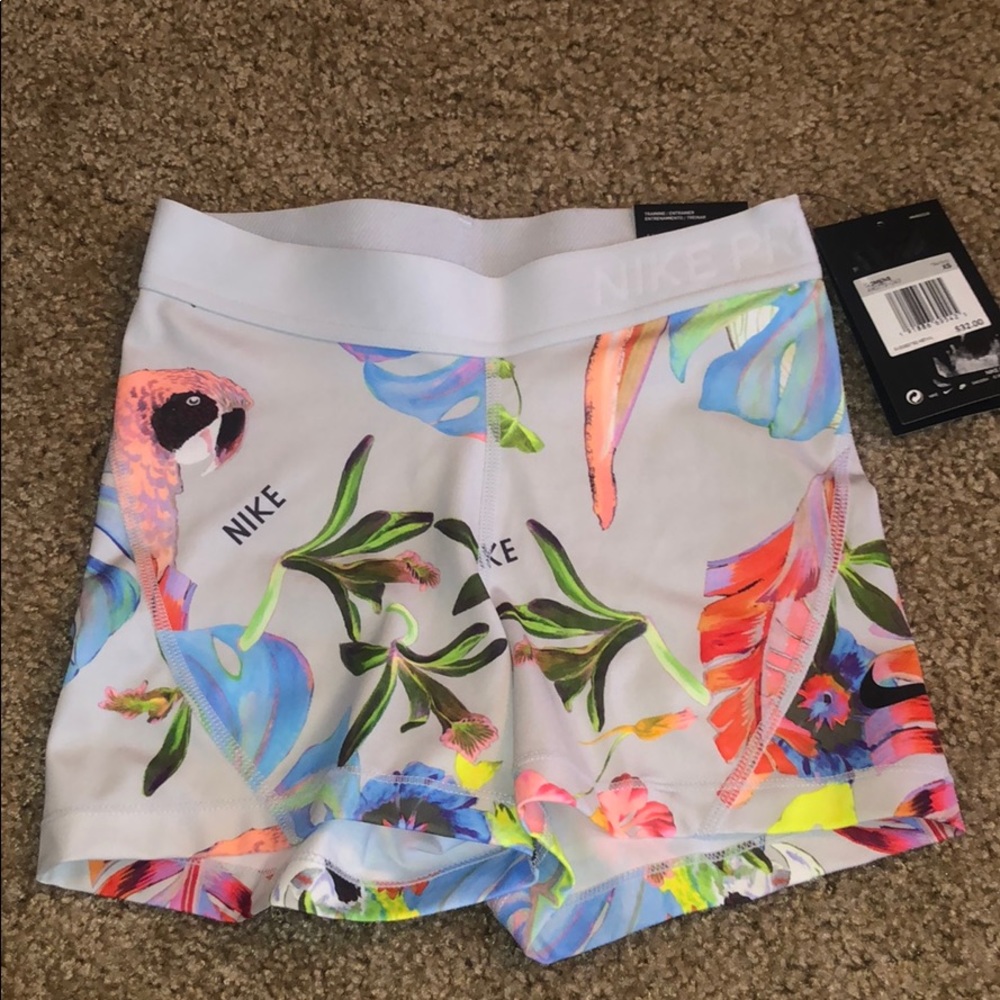 Nike pro spandex shorts